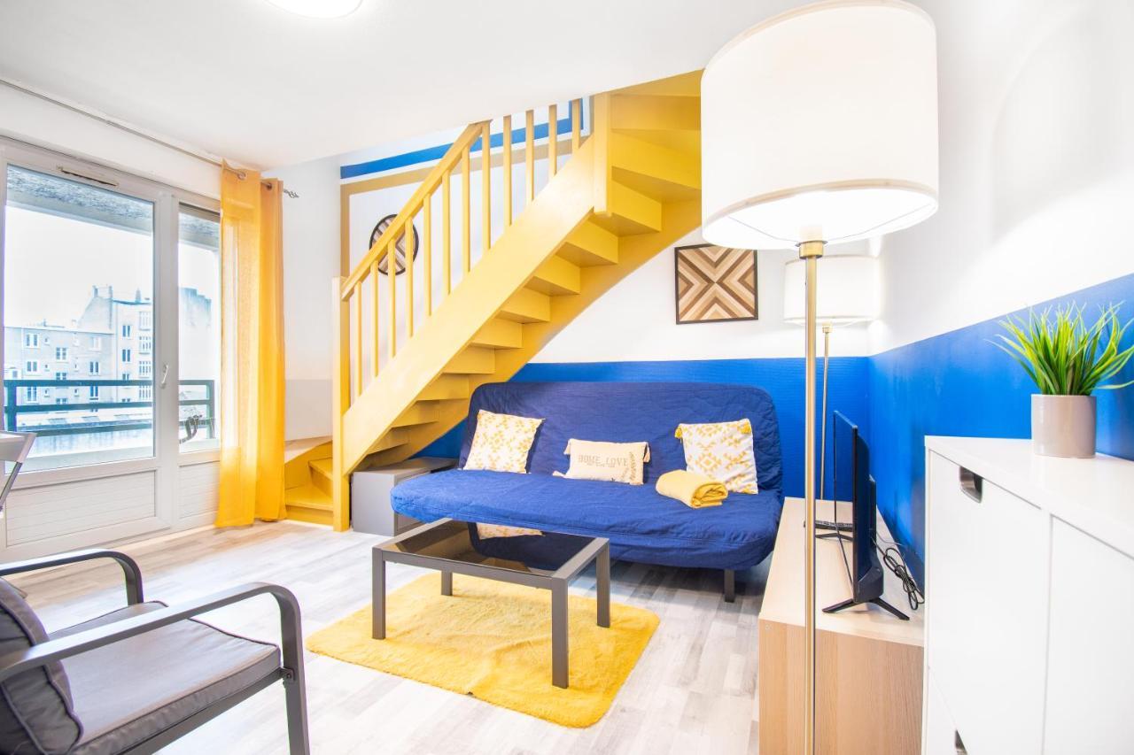 Charmant T2 Sur Ile De Nantes Avec Parking Et Balcon Екстер'єр фото